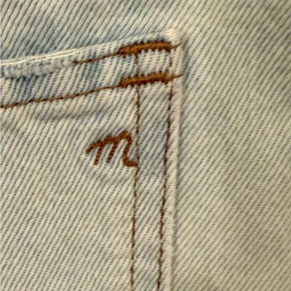 MADEWELL DENIM SHORTS - size 27 - Picture 5 of 5
